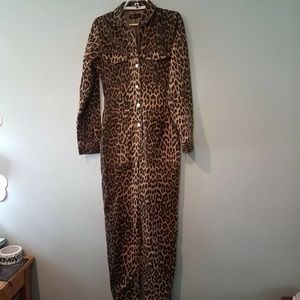 Zara leopard carsuit